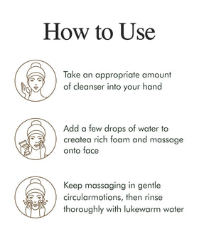 9 Wishes glowing skin after cleansing implying radiant complexion