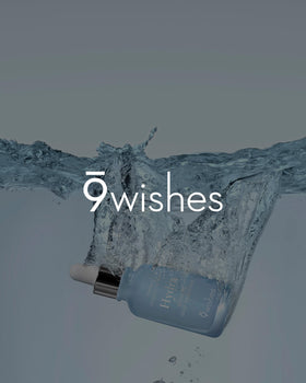 9 Wishes Hydra Ampoule II packaging details emphasize clean formulation for daily use.