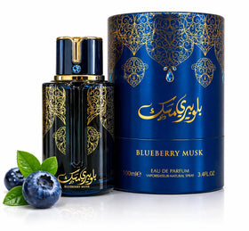 9 O'CLOCK BlueBerry Musk 100 ml bottle ready for daily use