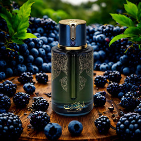 9 O'CLOCK BlueBerry Musk back label details notes