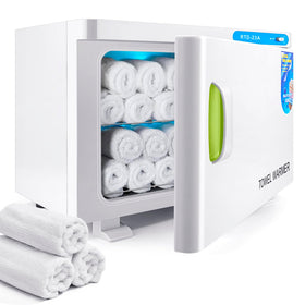 9TH SHOP hot towel warmer front view, ideal for spa use
