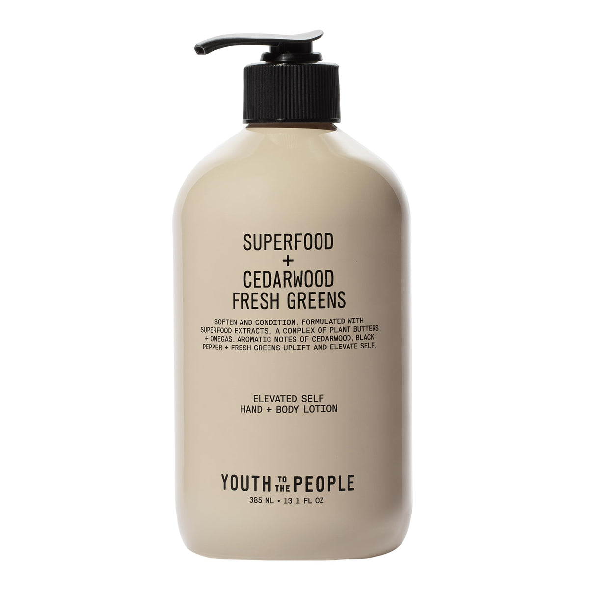 Youth To The People hand and body lotion pump bottle for easy, quick hydration
