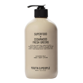 Youth To The People hand and body lotion pump bottle for easy, quick hydration