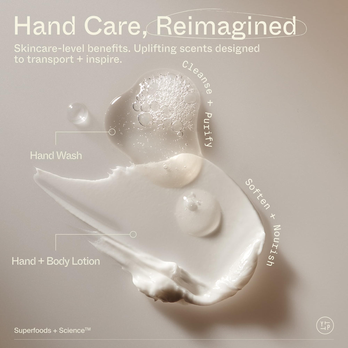 Youth To The People lotion on skin surface showing smoothing effect