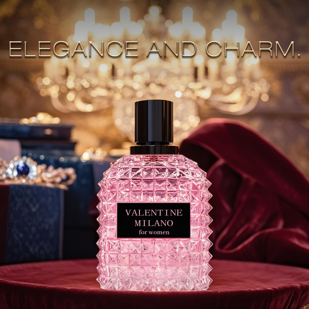 A CENTER art-nouveau cap bottle blends luxury and display-worthy style