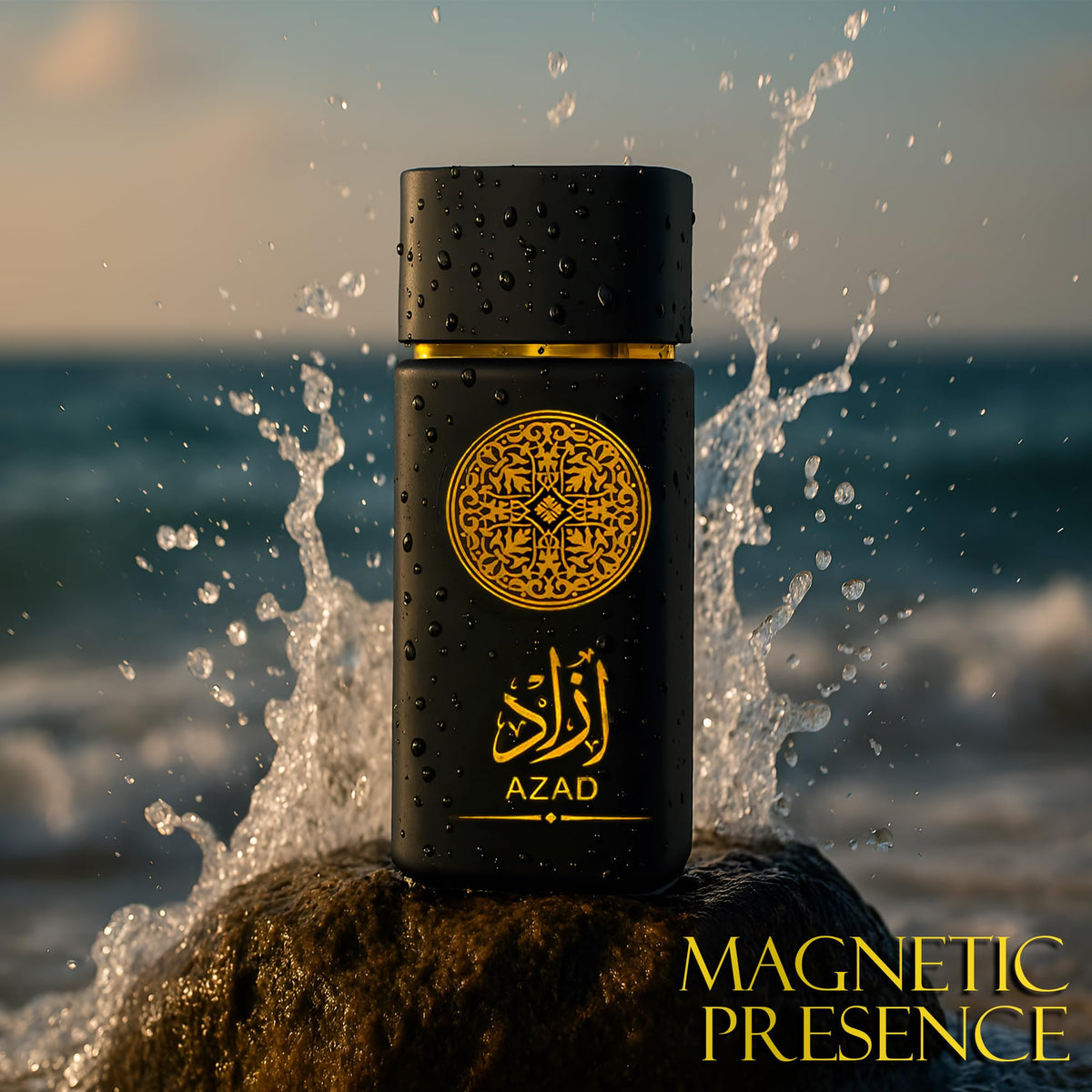 AZAD two-bottle gift box highlighting premium fragrance variety