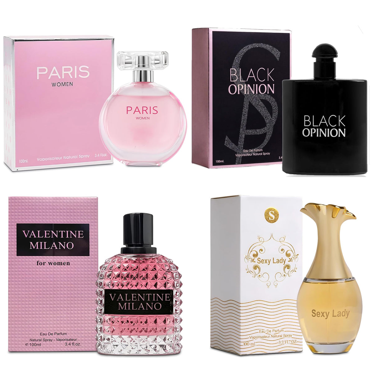 A Center floral EDP bottle with faceted glass and art nouveau cap for daily wear.