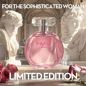 Sexy Lady bottle with chic cap and clear glass for travel-ready use.