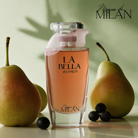 A Center fragrance set featuring vanilla and floral notes on display.