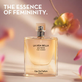 A CENTER La Vida Bella heart note showcases patchouli and elegance.