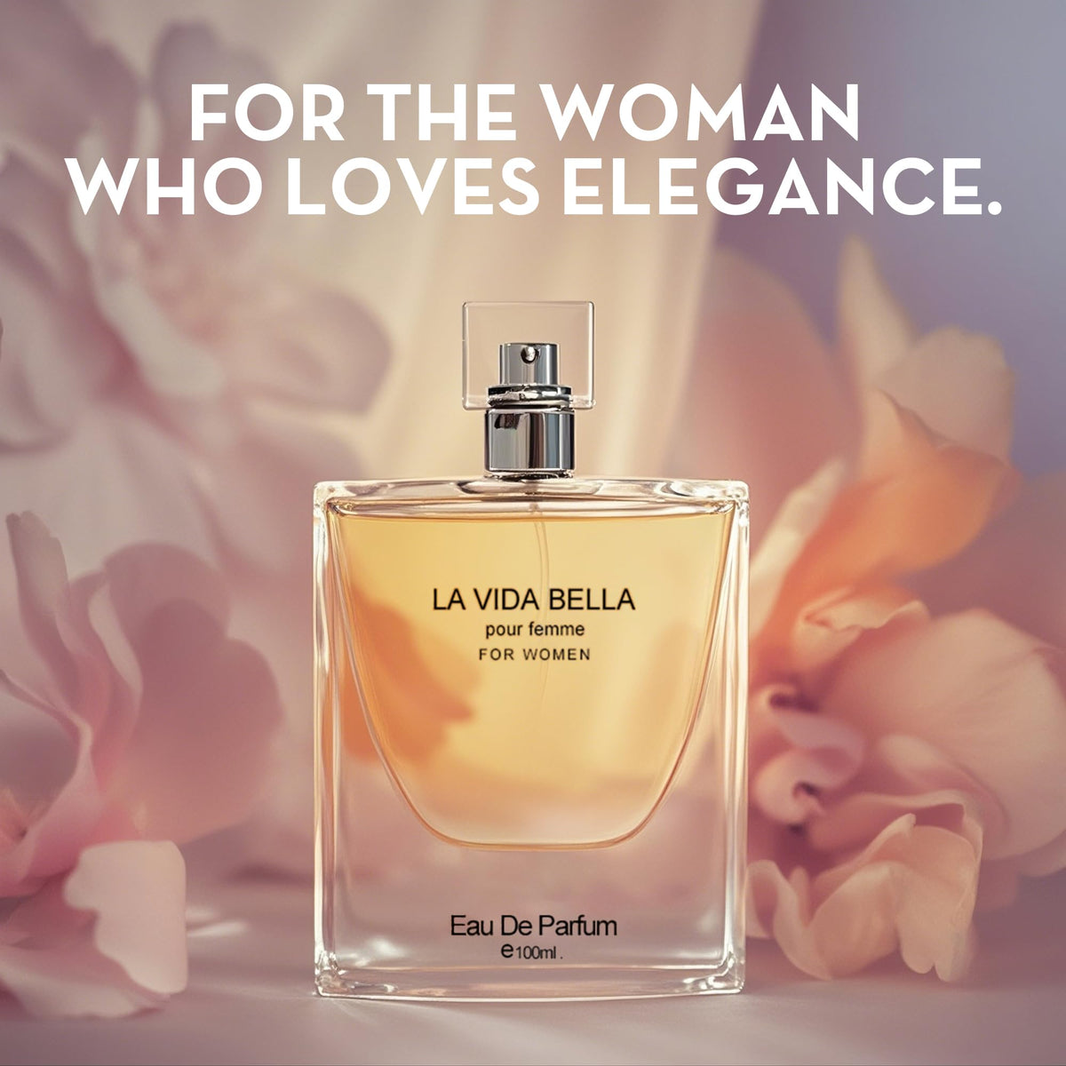 A CENTER La Vida Bella spray-action demonstrates easy, even fragrance projection.