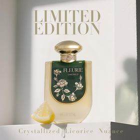 Premium gift box packaging for A CENTER Riiffs Fleurie Emerald perfume.