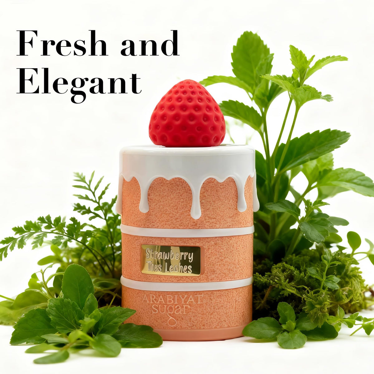 A Center Strawberry Tres Leches daily-wear visual, ideal for versatile, everyday elegance.