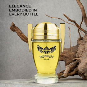 A Center Valentine Milano amber floral bottle with sophistication.