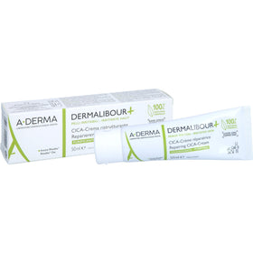 Hand applying Dermalibour+ demonstrates gentle soothing care