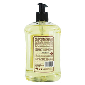 A La Maison Citrus Blossom label close-up highlights Marseille heritage and plant oils