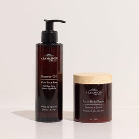 Small-batch crafting method used to produce A LA MAISON Earth Body Scrub