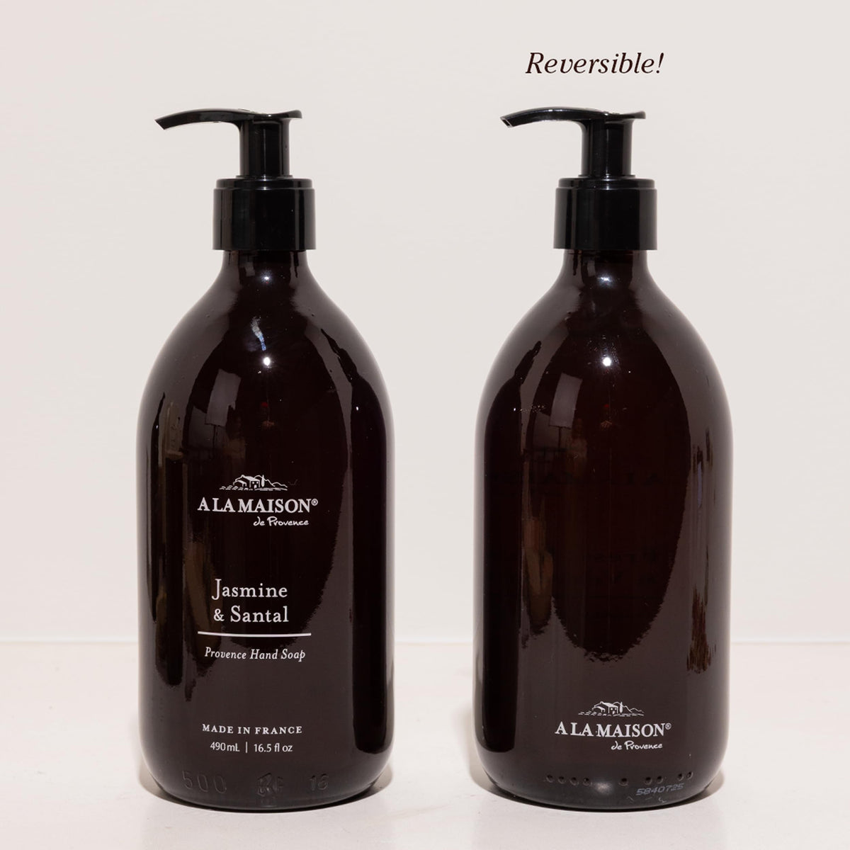 A LA MAISON foam-lather closeup demonstrates velvety texture for effortless cleansing.