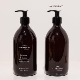 A LA MAISON foam-lather closeup demonstrates velvety texture for effortless cleansing.