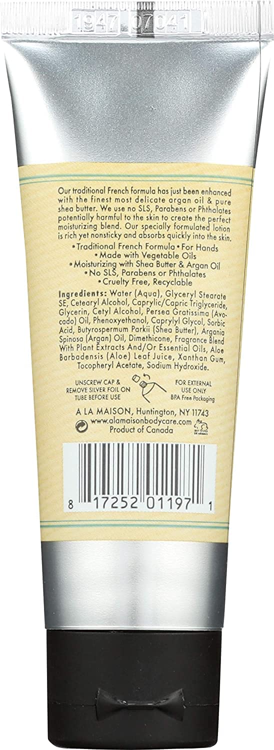Cruelty-free label on A LA MAISON moisturizer packaging.