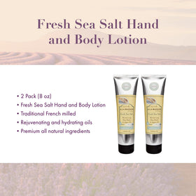 A LA MAISON De Provence Hand and Body Lotion ingredients argan oil close-up nourishing