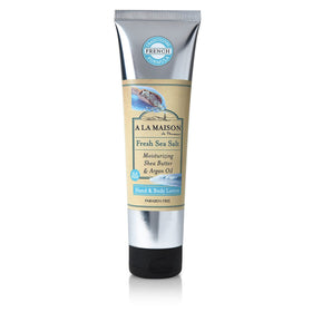 A LA MAISON De Provence Hand and Body Lotion texture close-up creamy silky