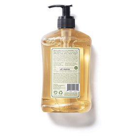 A LA MAISON Provence Lemon hand soap bottle cap closeup suggests reliable pump for households.