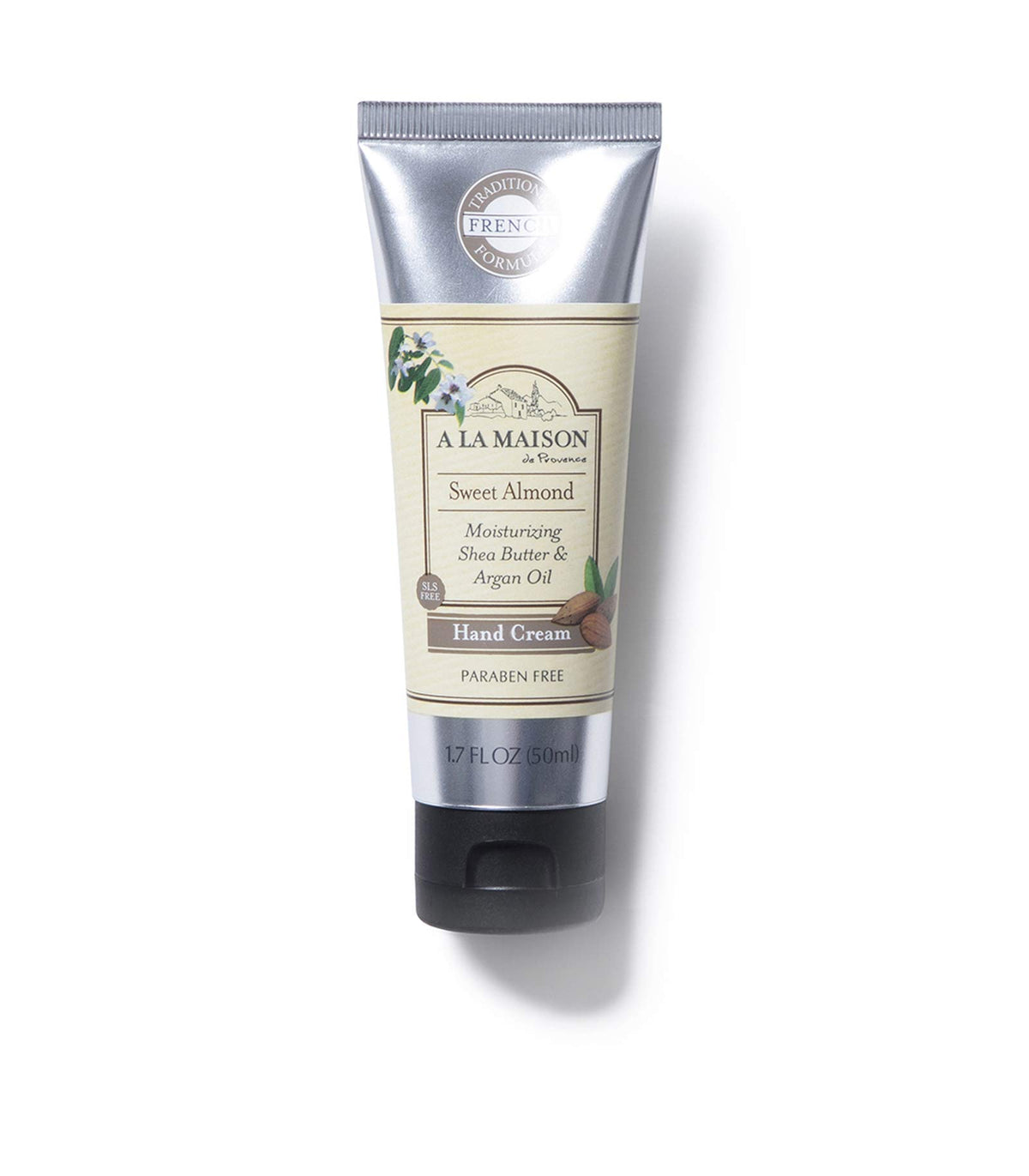 Shea butter and argan oil nourish dry skin with vitamin E.