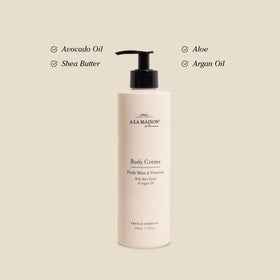 A LA MAISON silky cream texture for quick absorption.