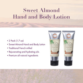Two-pack packaging for convenient, on-the-go moisturization.