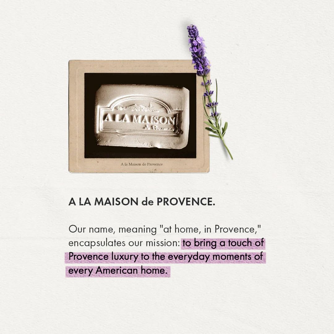 A LA MAISON vegan, cruelty-free formula supports gentle cleansing with biodegradable ingredients.