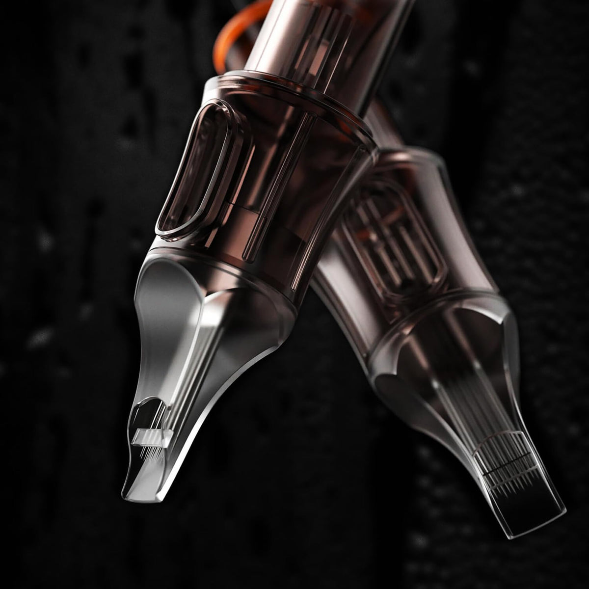 A-minusone transparent tube lets you monitor ink level easily.