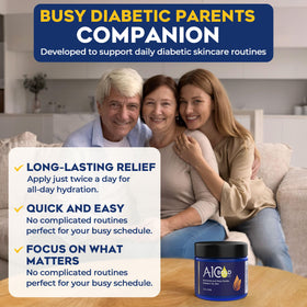 A1C Bold Skincare Diabetic Care Balm vitamin-e-detail emphasizes Tocopherol nourishment.