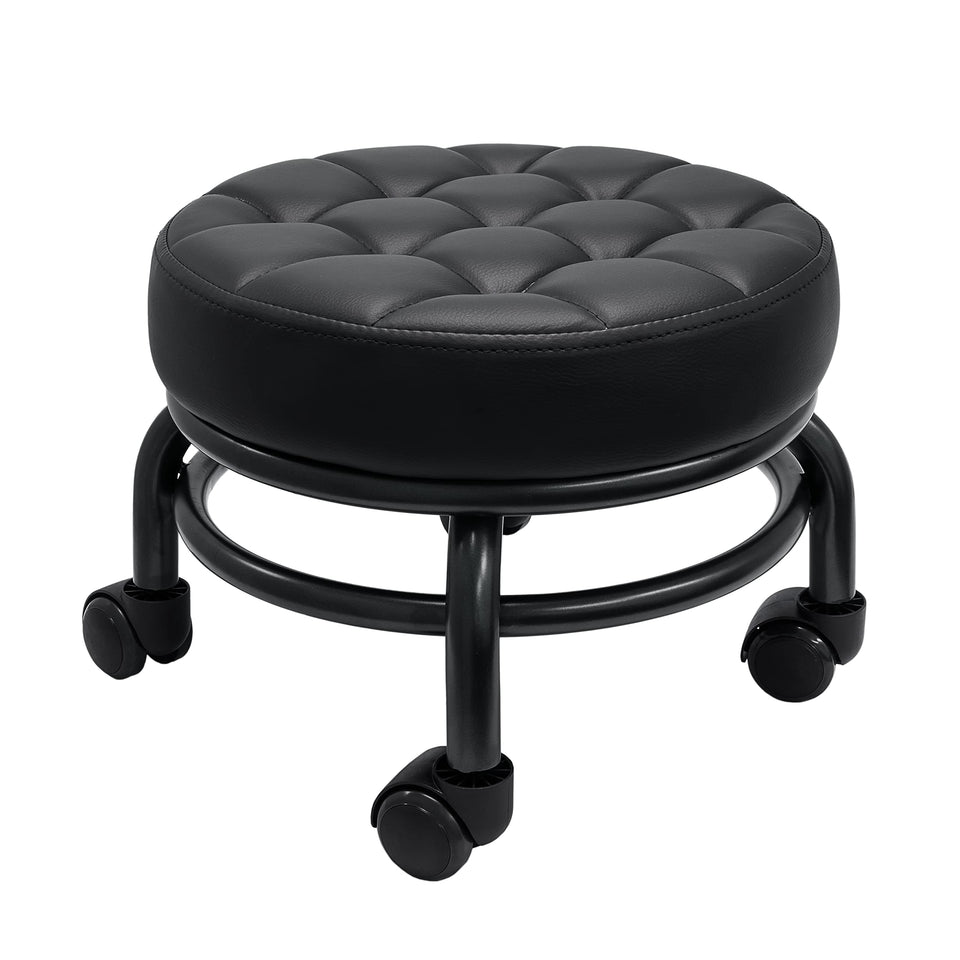 A&amp;A Rolling/Scoot Stool with 360-degree rotation for effortless reach.