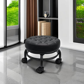 A&amp;A Rolling/Scoot Stool moves easily across the workspace.