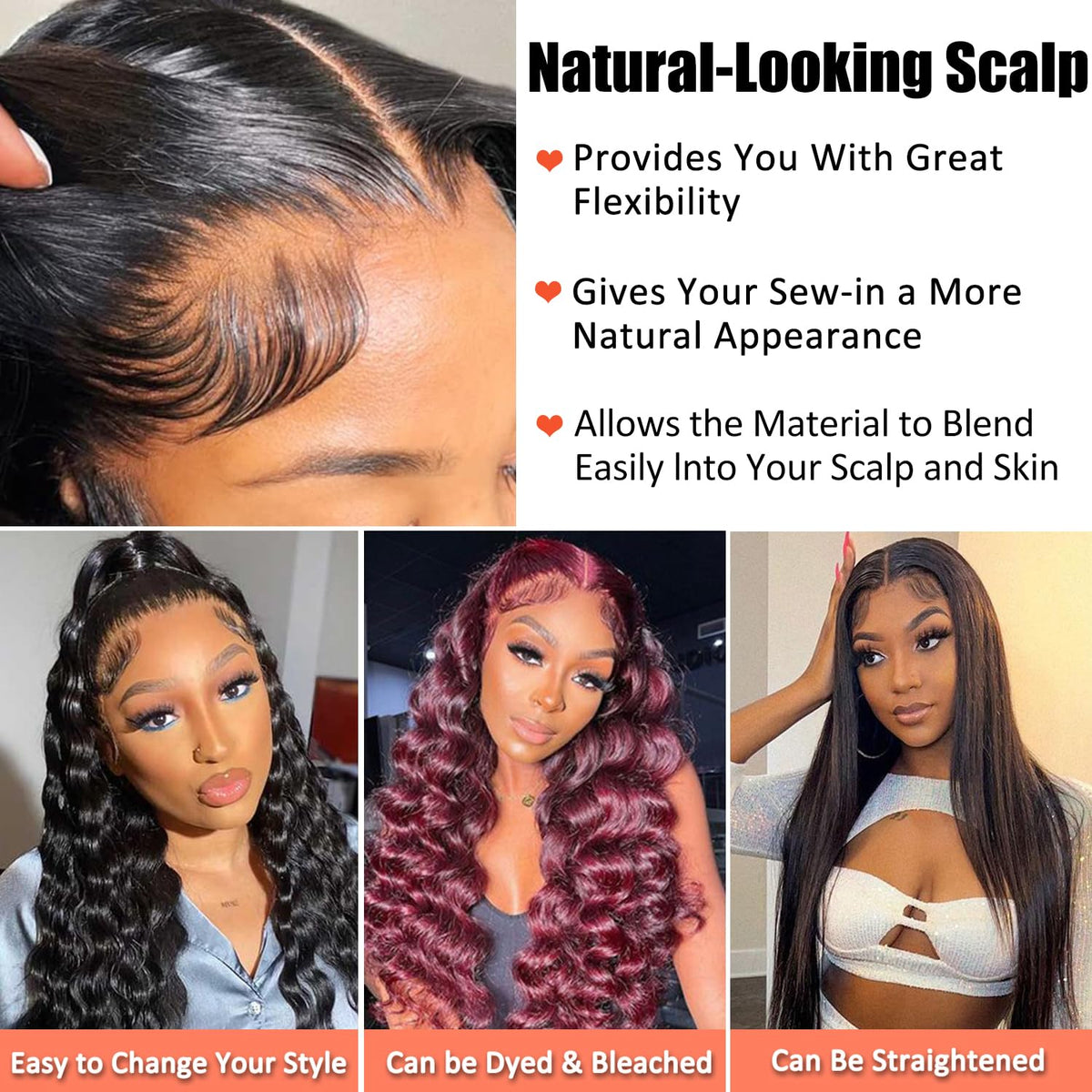 AAKJJ pre-plucked baby hair wig with realistic hairline.