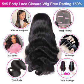 Aaliweya 180 density wig delivers full volume styling with light weight feel.