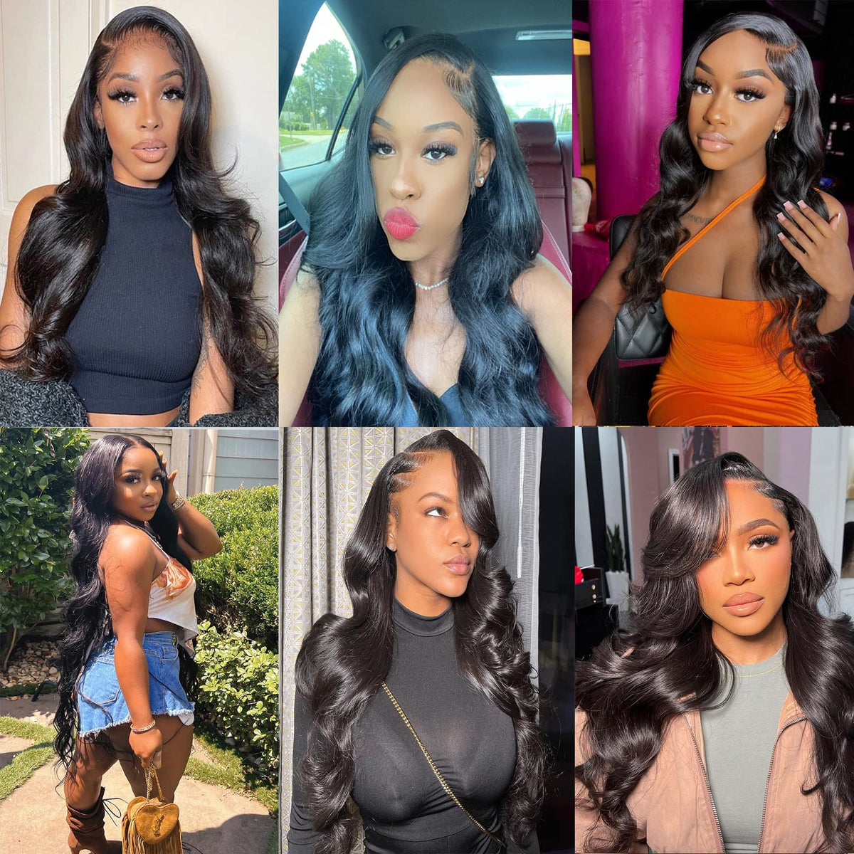 Aaliweya wig with bleached knots blending with skin tone