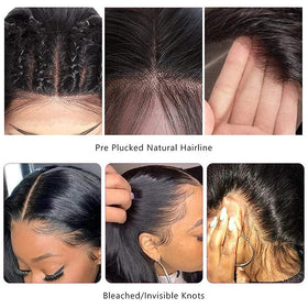 Aaliweya wig undergoing heat styling compatibility test