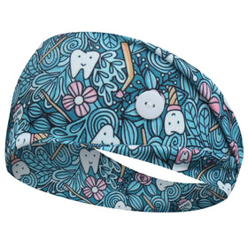 ABAMERICA easy-care headband for hand wash and flat dry.