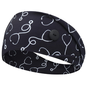 ABAMERICA lightweight sport headband in action for running or yoga