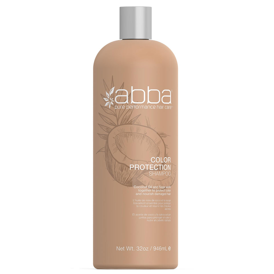 ABBA Pure Color Protection Shampoo bottle for color-safe care.