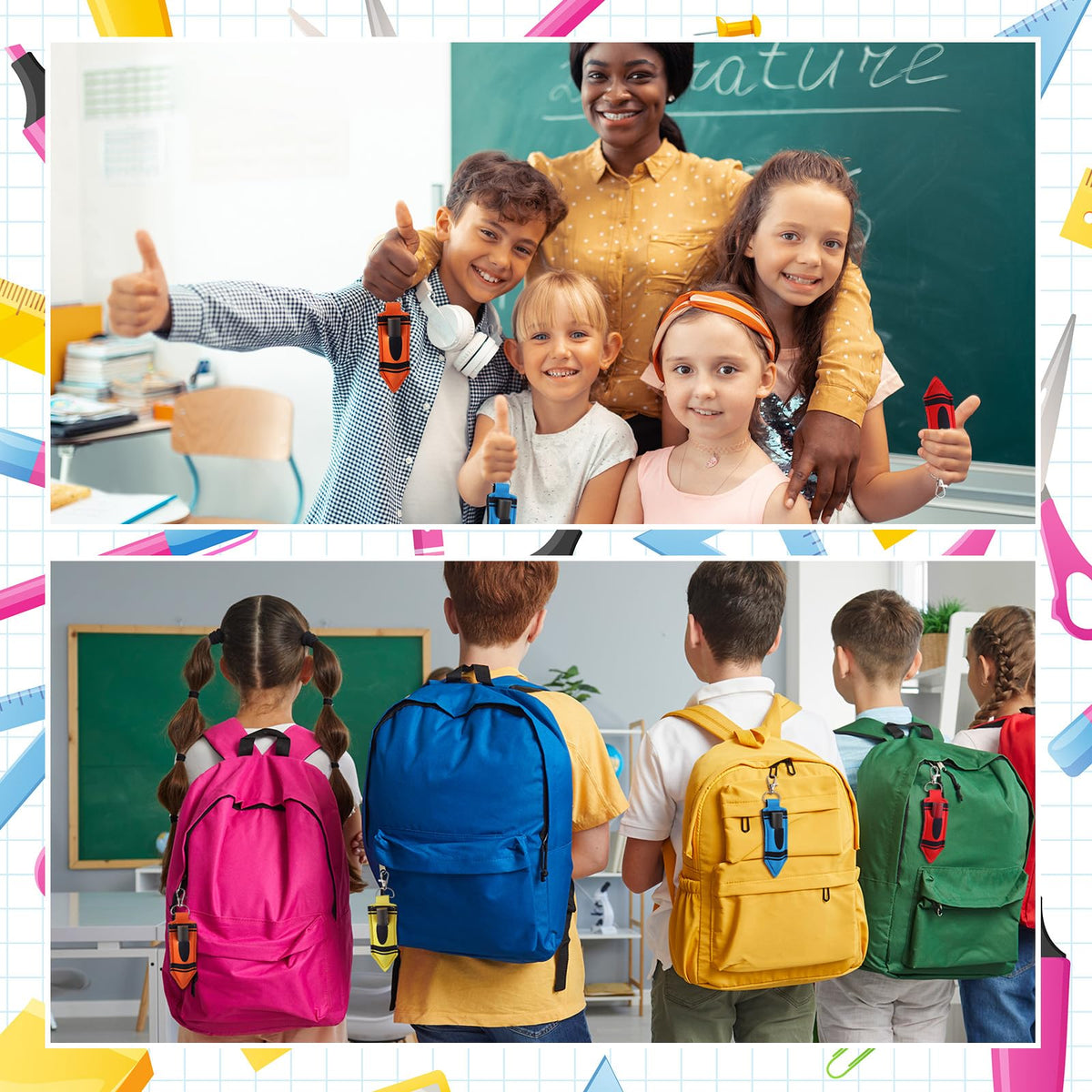 Abbylike backpack accessory lip balm holder keeps lips ready during outings.