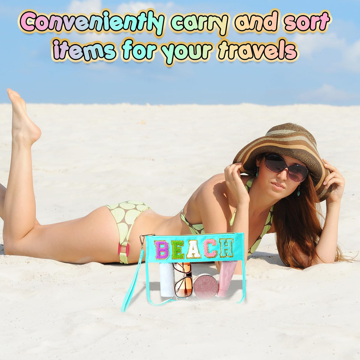 Abbylike pouch measures 11.8 by 8.6 inches for roomy storage.