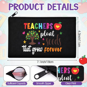 Abbylike pouch featuring rainbow pattern and inspirational words, great as a gift.