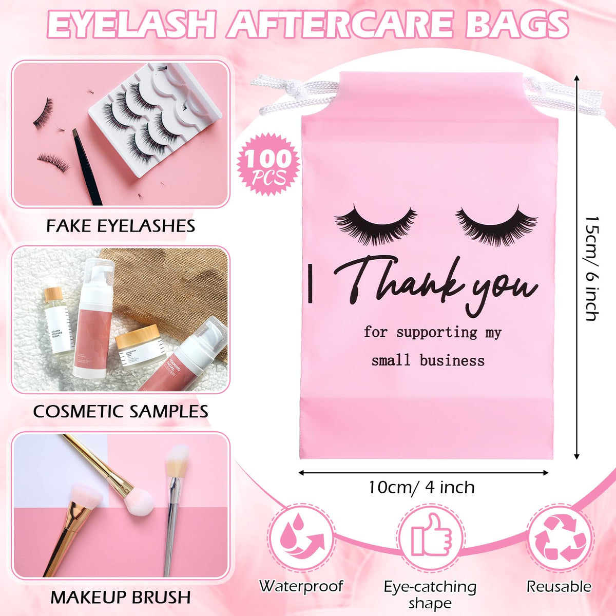 Abbylike Thank You Bags open, enabling quick access during appointments.