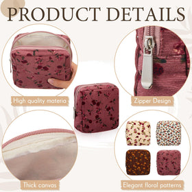 Abbylike travel-friendly makeup pouch fits purses and totes with ease.
