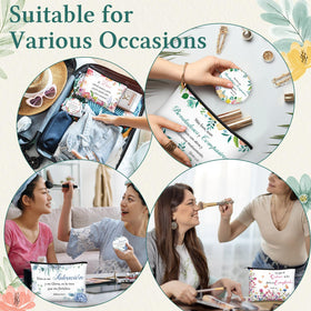 Abbylike canvas material offers durability and easy care for travel sets.