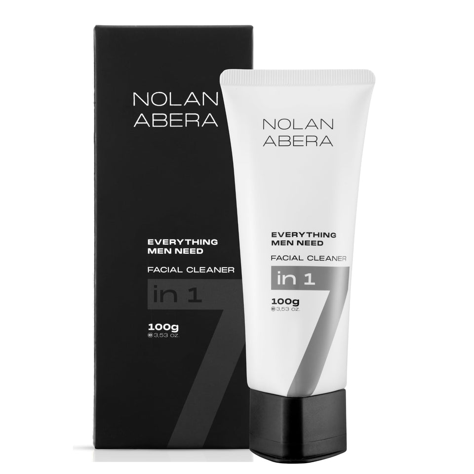 ABERA Nolan Daily Facial Cleanser bottle for daily refreshing cleanse and oil control.