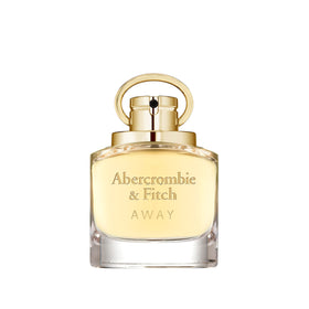 Abercrombie & Fitch Away bottle front, sleek fragrance design for daily wear
